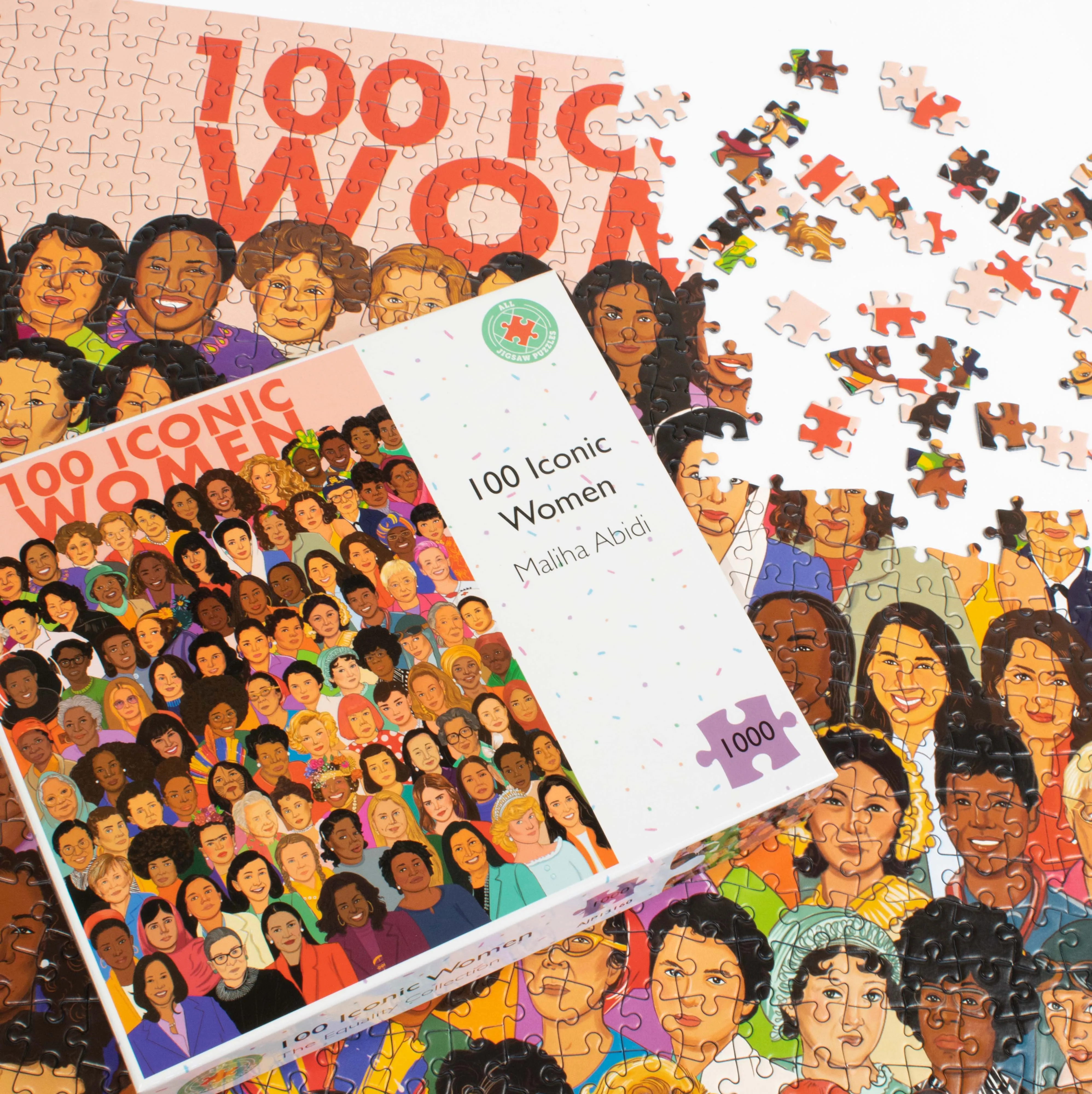 100 Iconic Women - 500 Piece Jigsaw Puzzle