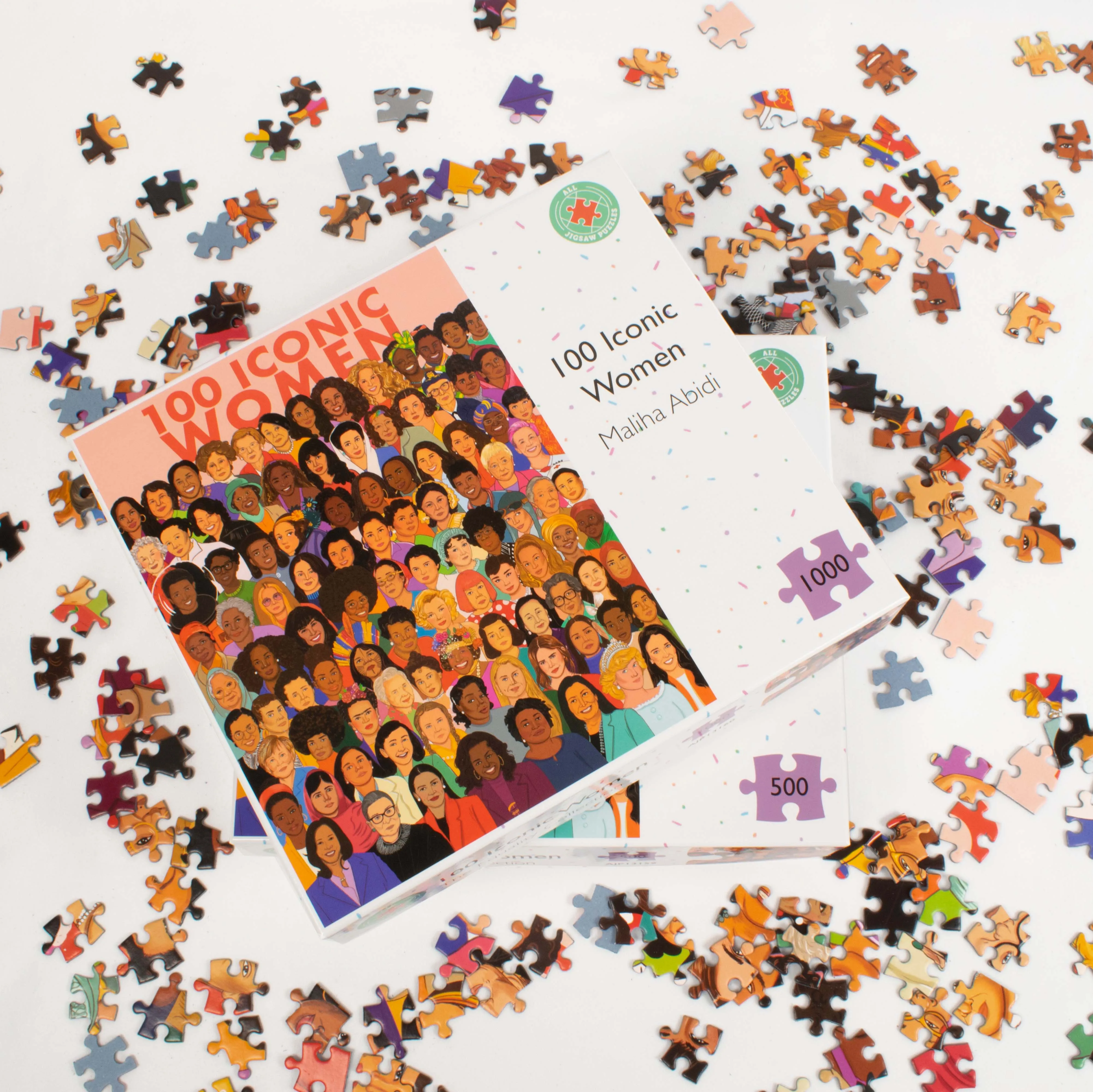 100 Iconic Women - 500 Piece Jigsaw Puzzle