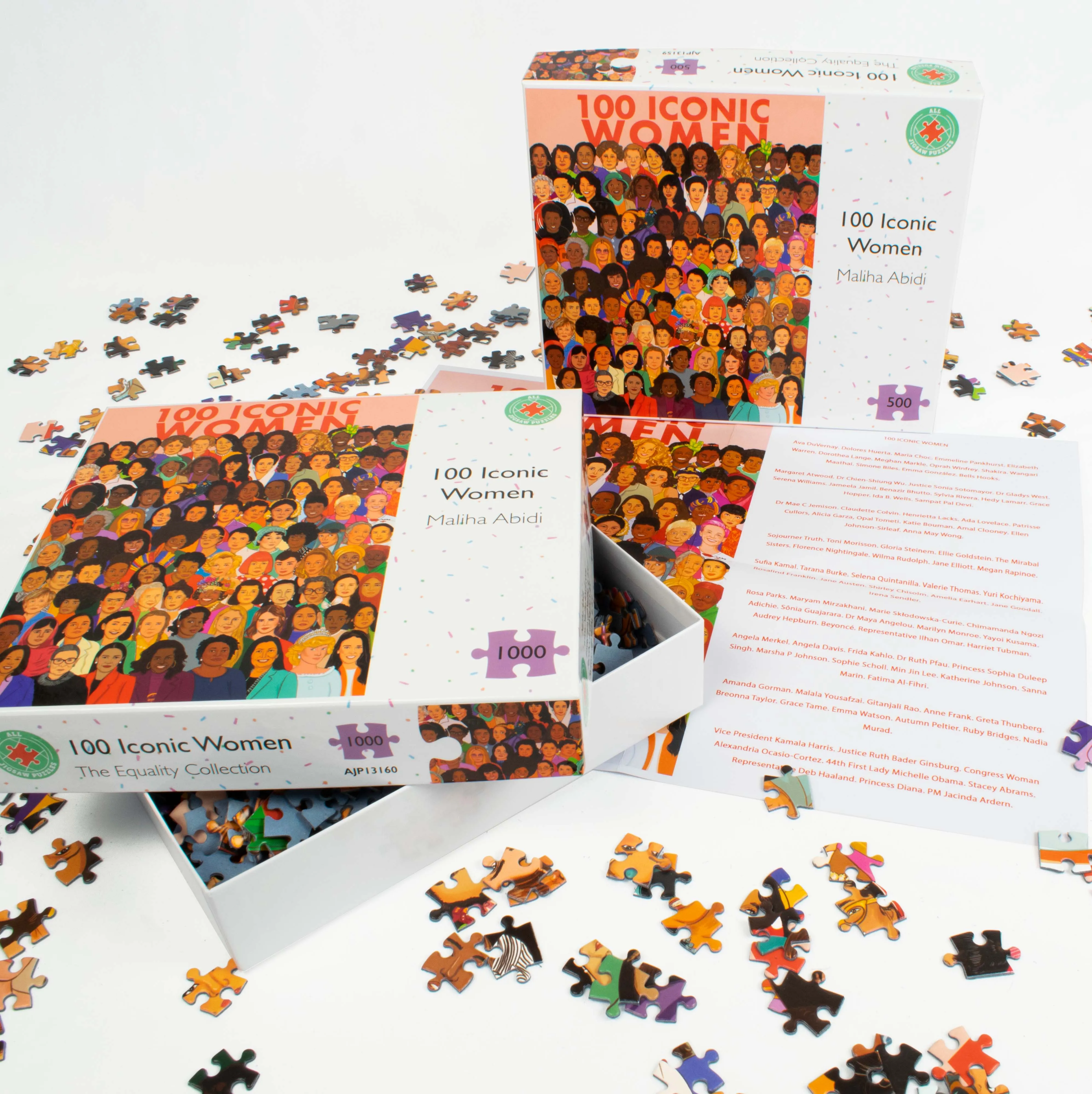 100 Iconic Women - 500 Piece Jigsaw Puzzle