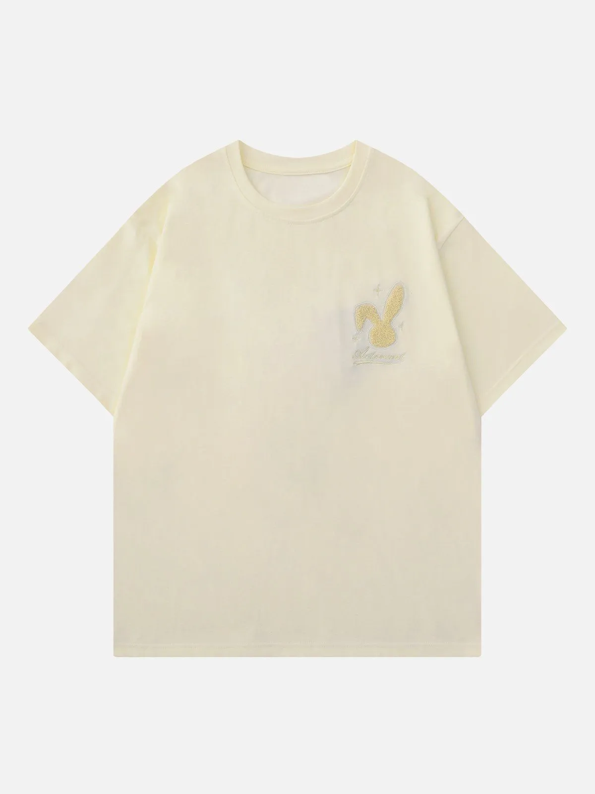 AlanBalen® - Flocked Rabbit Print Tee