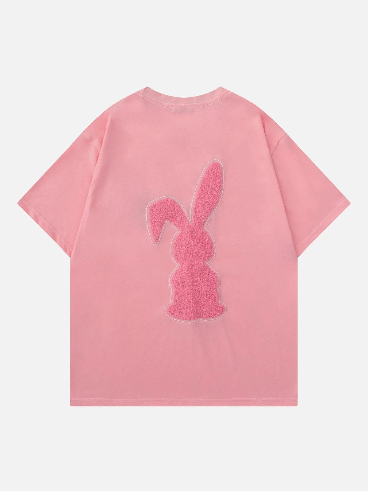 AlanBalen® - Flocked Rabbit Print Tee