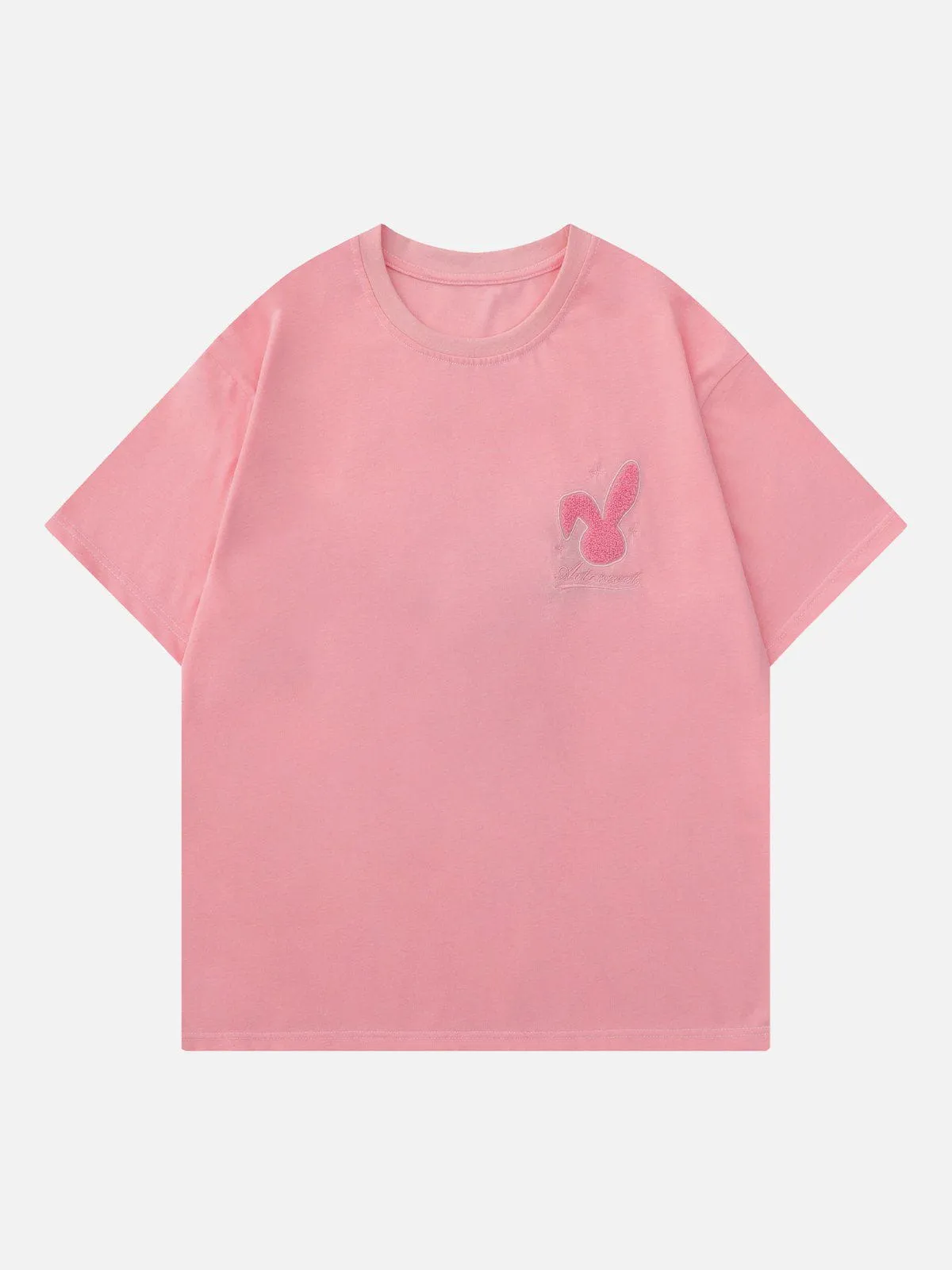 AlanBalen® - Flocked Rabbit Print Tee