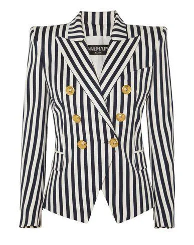 Balmain Women Blazer Dark blue 8 UK