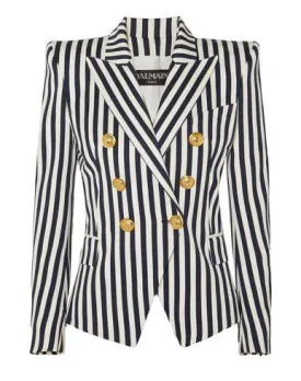 Balmain Women Blazer Dark blue 8 UK