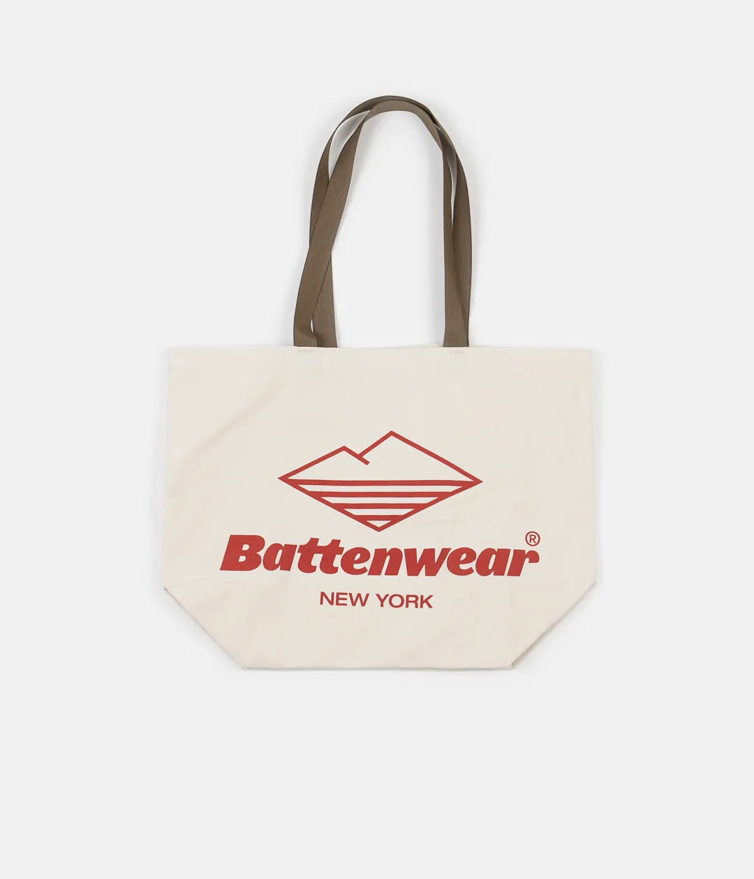 Battenwear Logo Canvas Tote - Natural