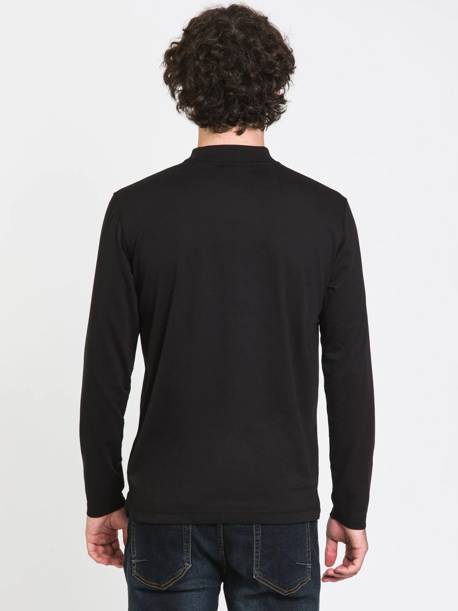 BOATHOUSE LONG SLEEVE MOCK NECK TEE - CLEARANCE