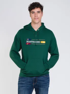 BOATHOUSE RETRO OARS HOOD - FOREST - CLEARANCE