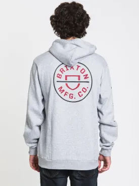 BRIXTON CREST HOODIE  - CLEARANCE