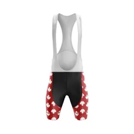 Canada Leaf Pattern Bib & Shorts