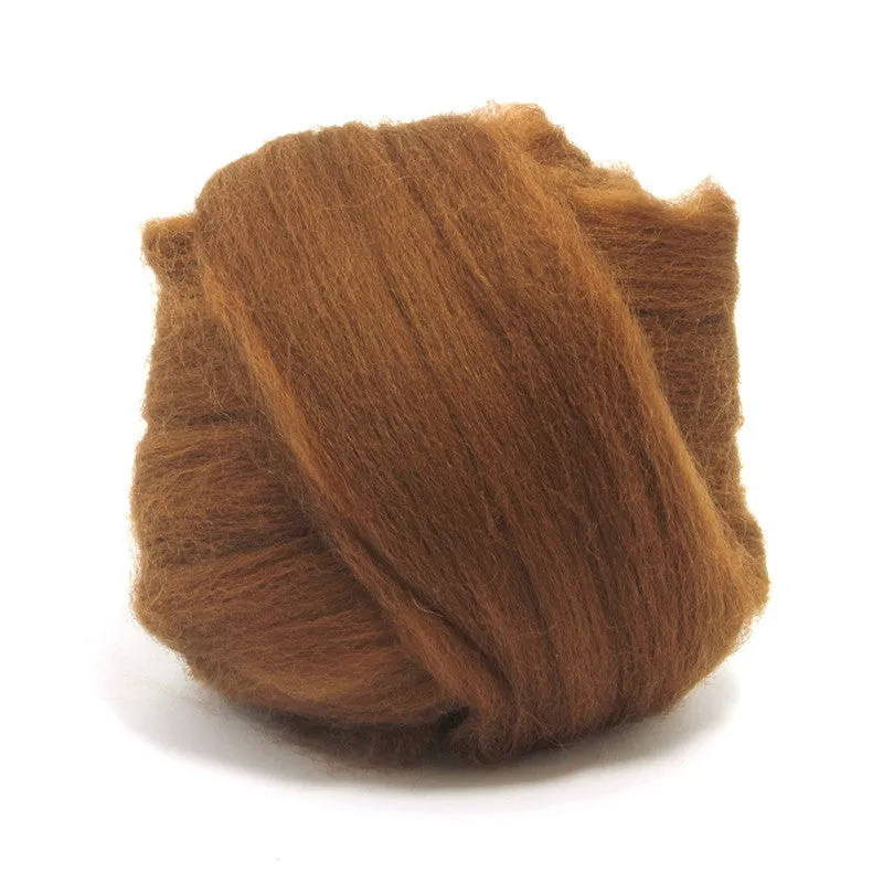 Chocolate Dyed Merino Tops