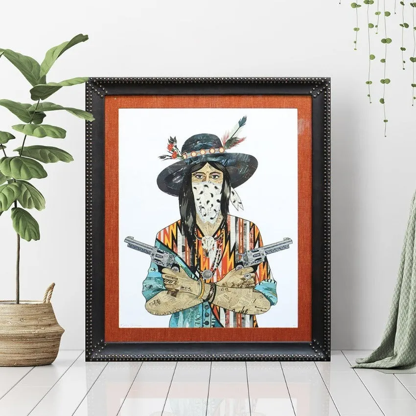 COWGIRL (BANDANA), II limited edition paper print