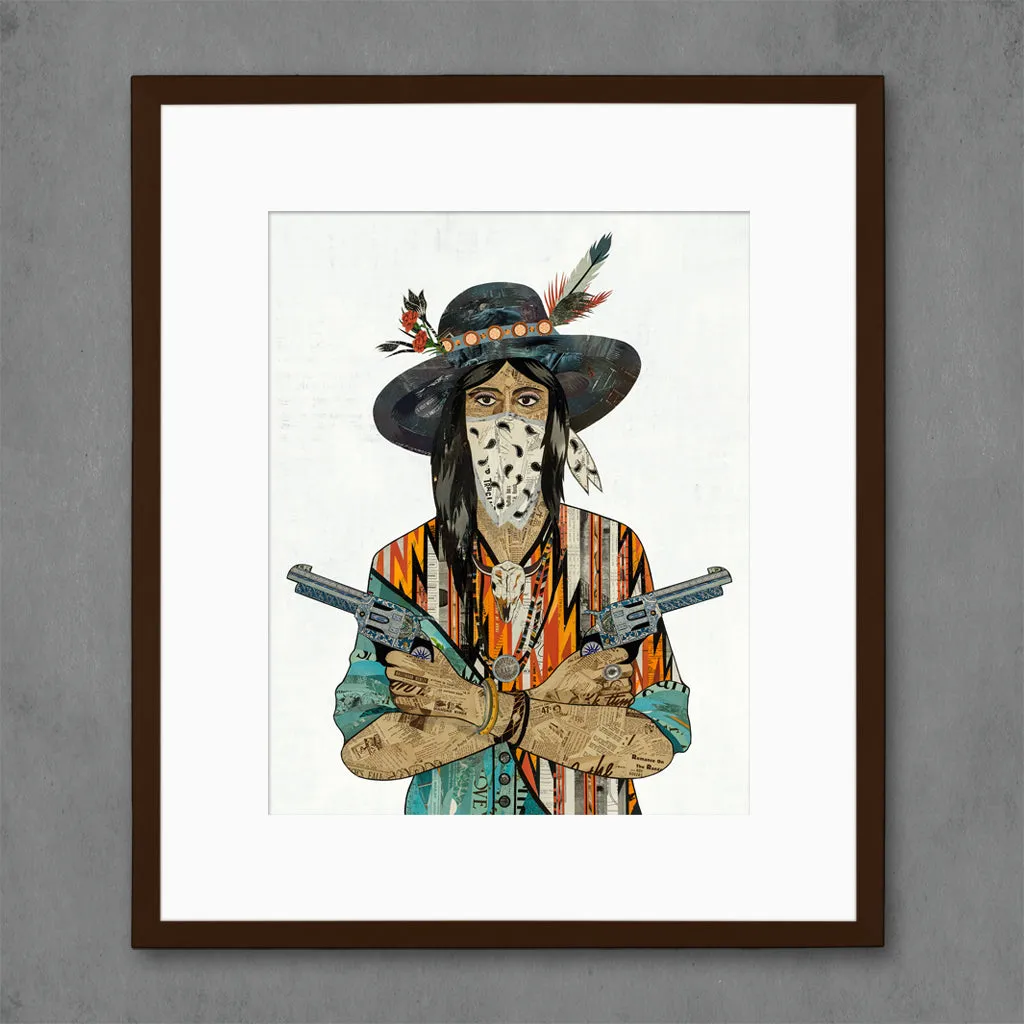 COWGIRL (BANDANA), II limited edition paper print