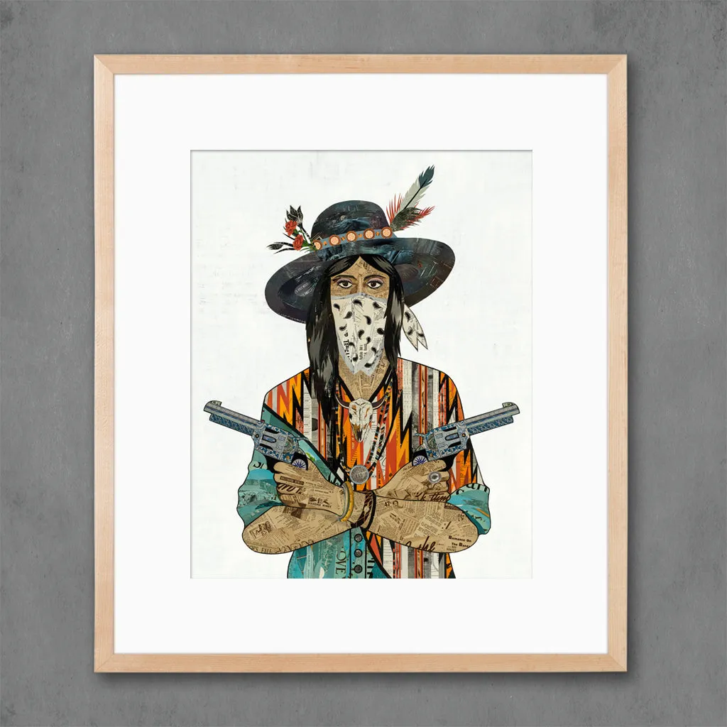 COWGIRL (BANDANA), II limited edition paper print