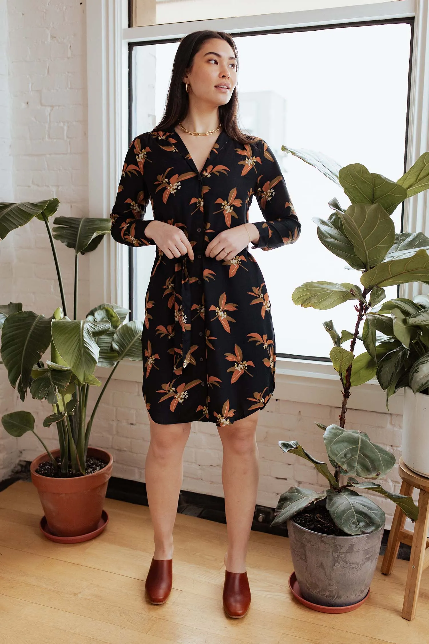 Emery Shirt Dress / Burkwood Flora