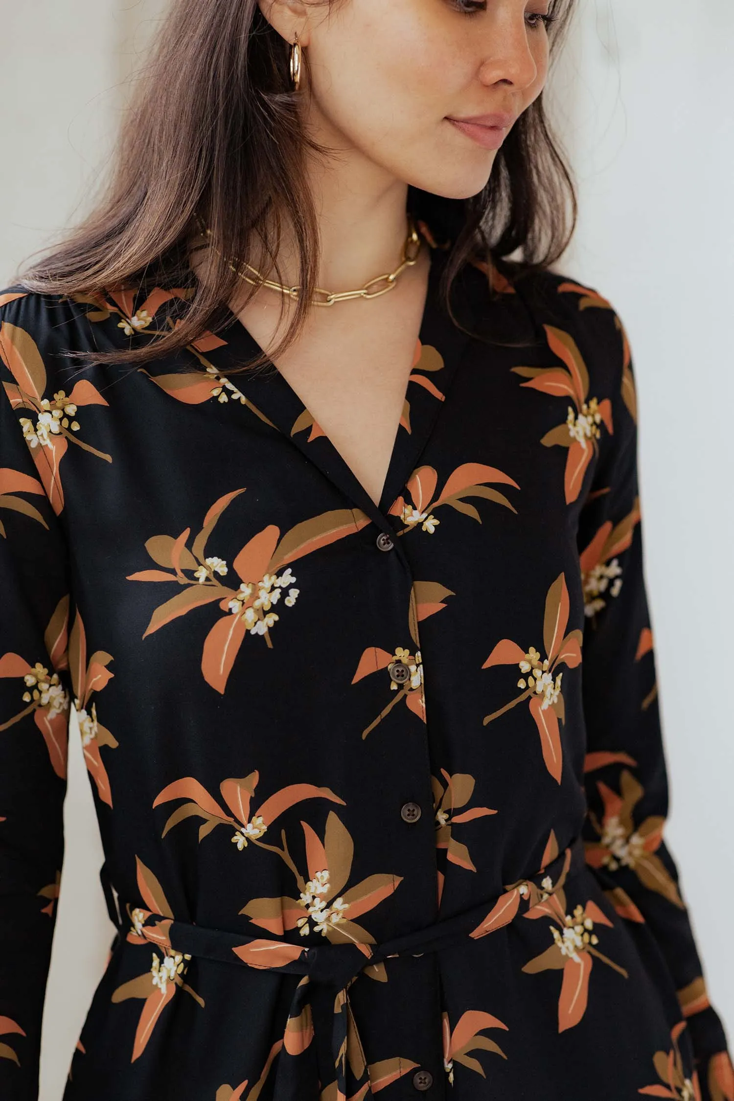 Emery Shirt Dress / Burkwood Flora