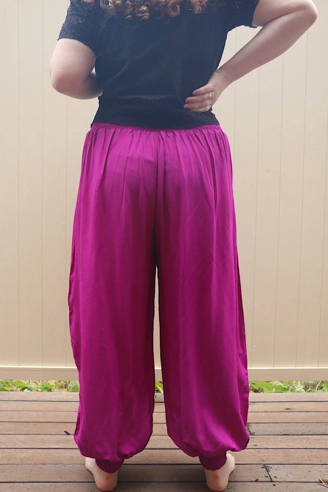 Fair Trade Solid Colour "Hippy" Pants