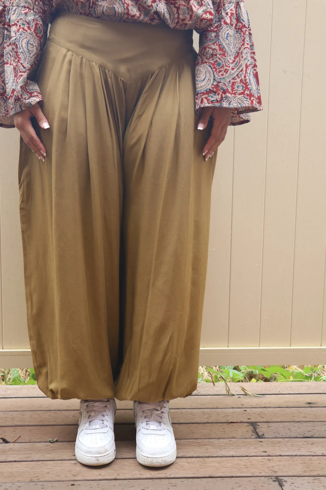 Fair Trade Solid Colour "Hippy" Pants