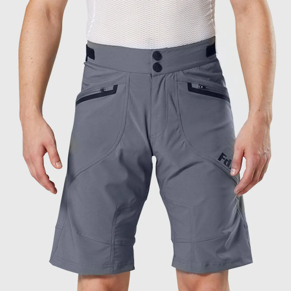 Fdx Nomad Grey Men's & Boy's Mtb Summer Cycling Shorts