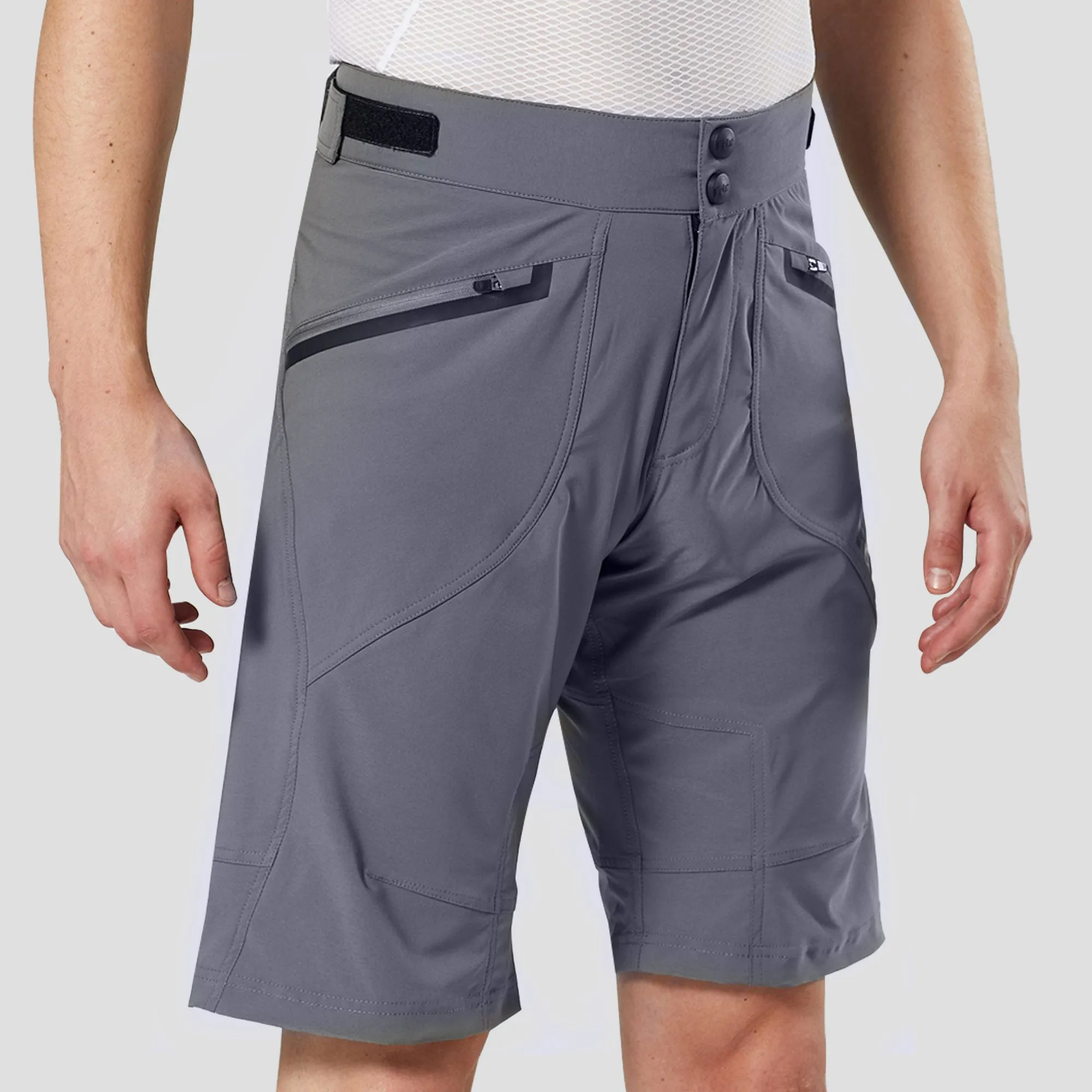 Fdx Nomad Grey Men's & Boy's Mtb Summer Cycling Shorts