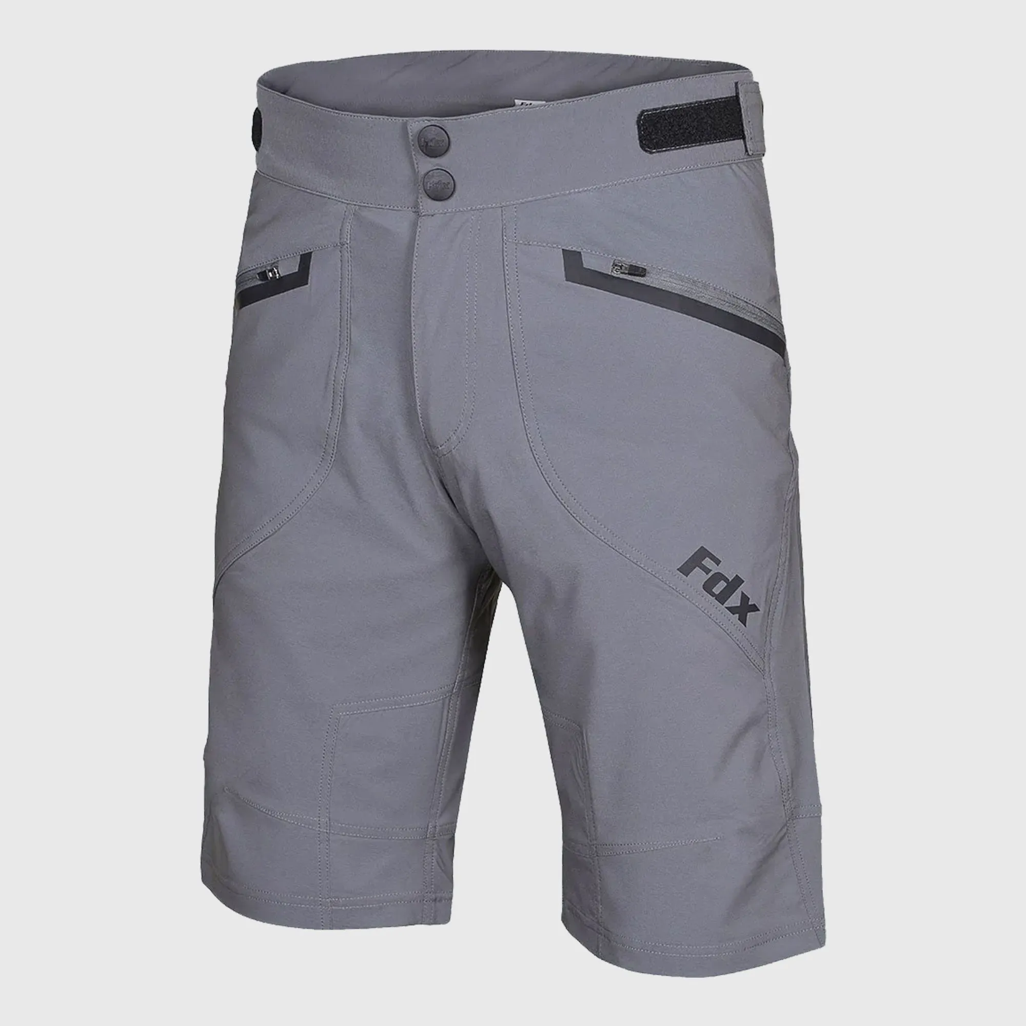 Fdx Nomad Grey Men's & Boy's Mtb Summer Cycling Shorts