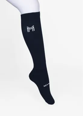 Flag Riding Socks (Navy)