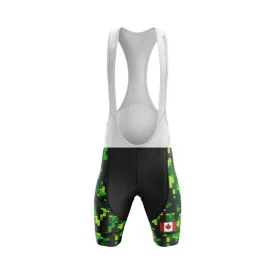 Fluorescent Green Canada Army Bib & Shorts