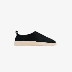 Gehry - Jet Black Hairy Suede / Shortbread