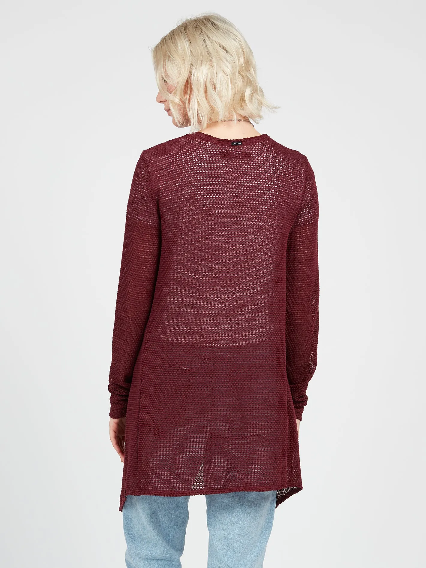 Go Go Wrap Cardigan - Burgundy