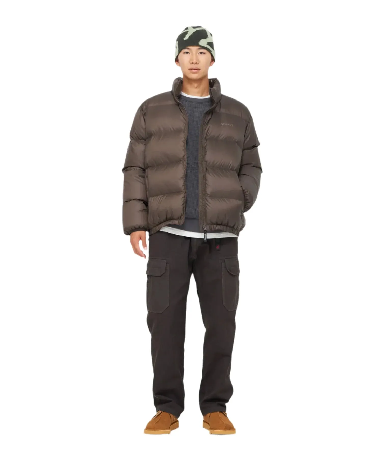 Gramicci Down Puffer Jacket  / DARK BROWN