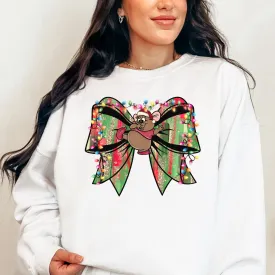 Gus Gus Christmas Bow Sweatshirt Crewneck