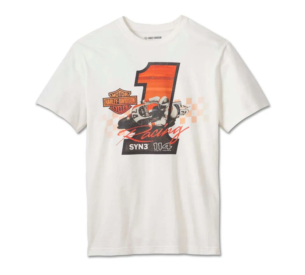 H-D #1 RACER TEE