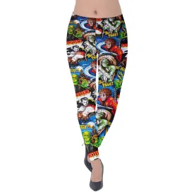 Hollywood Monsters Velvet Leggings