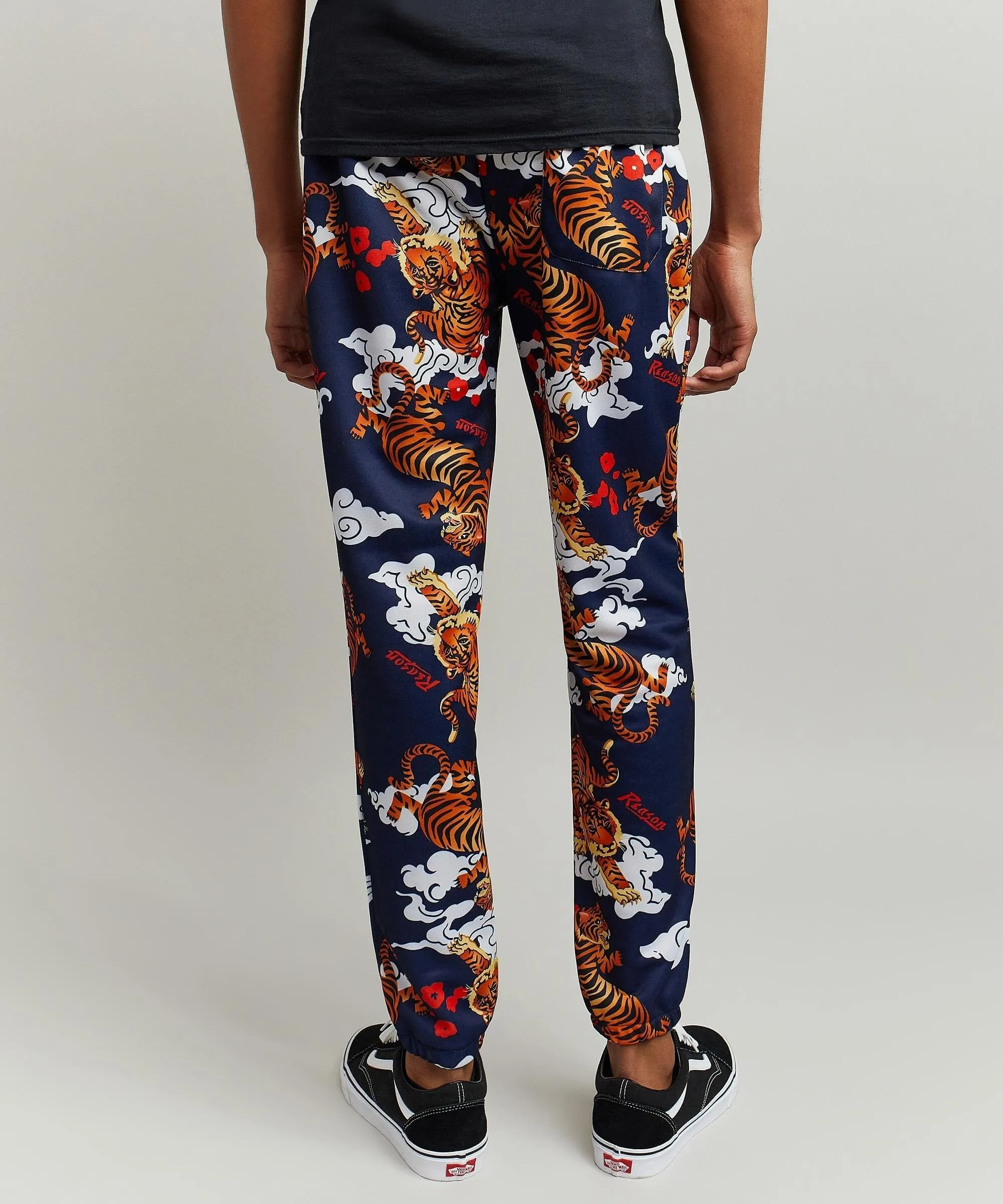 Japanese Tiger Balm Print Track Joggers