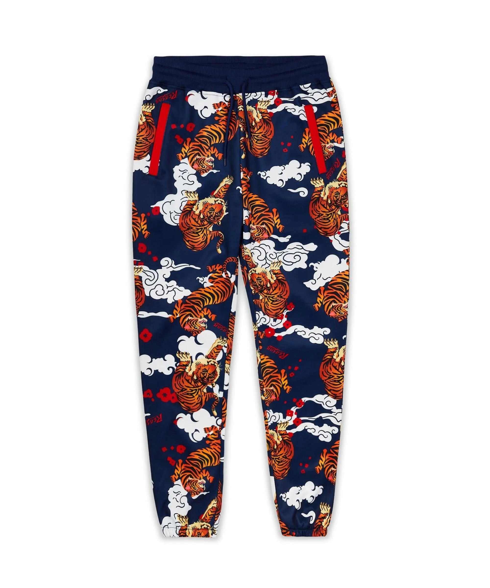 Japanese Tiger Balm Print Track Joggers