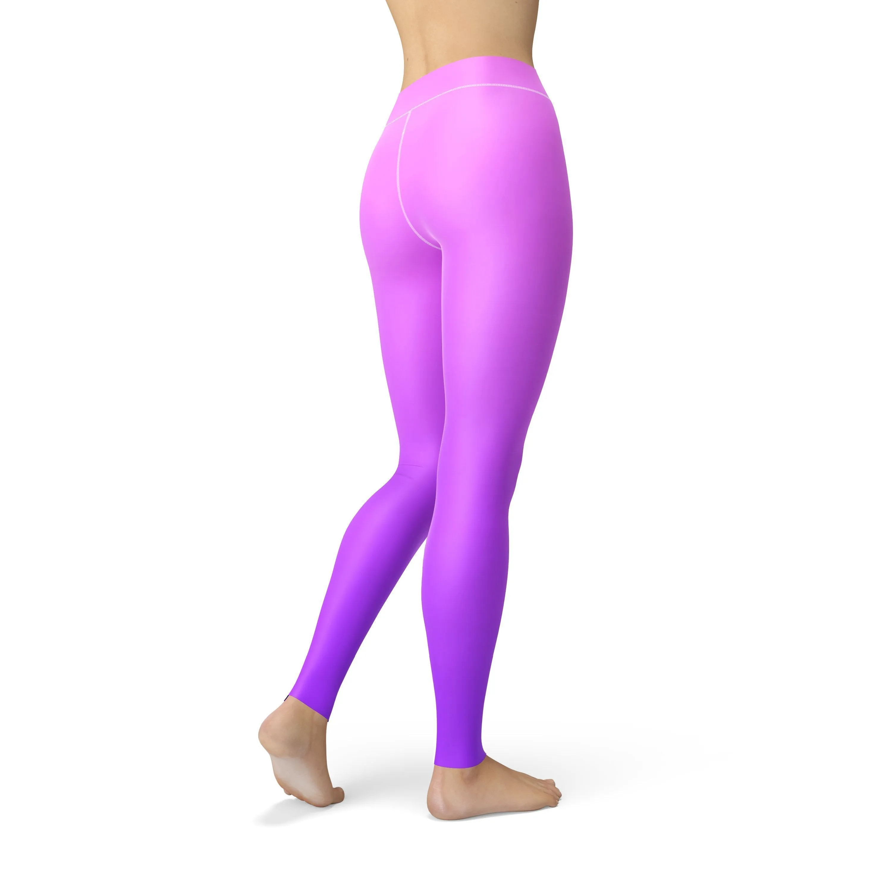 Jean Pink Purple Ombre Leggings