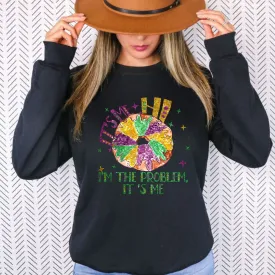 King Cake Mardi Gras Sweatshirt