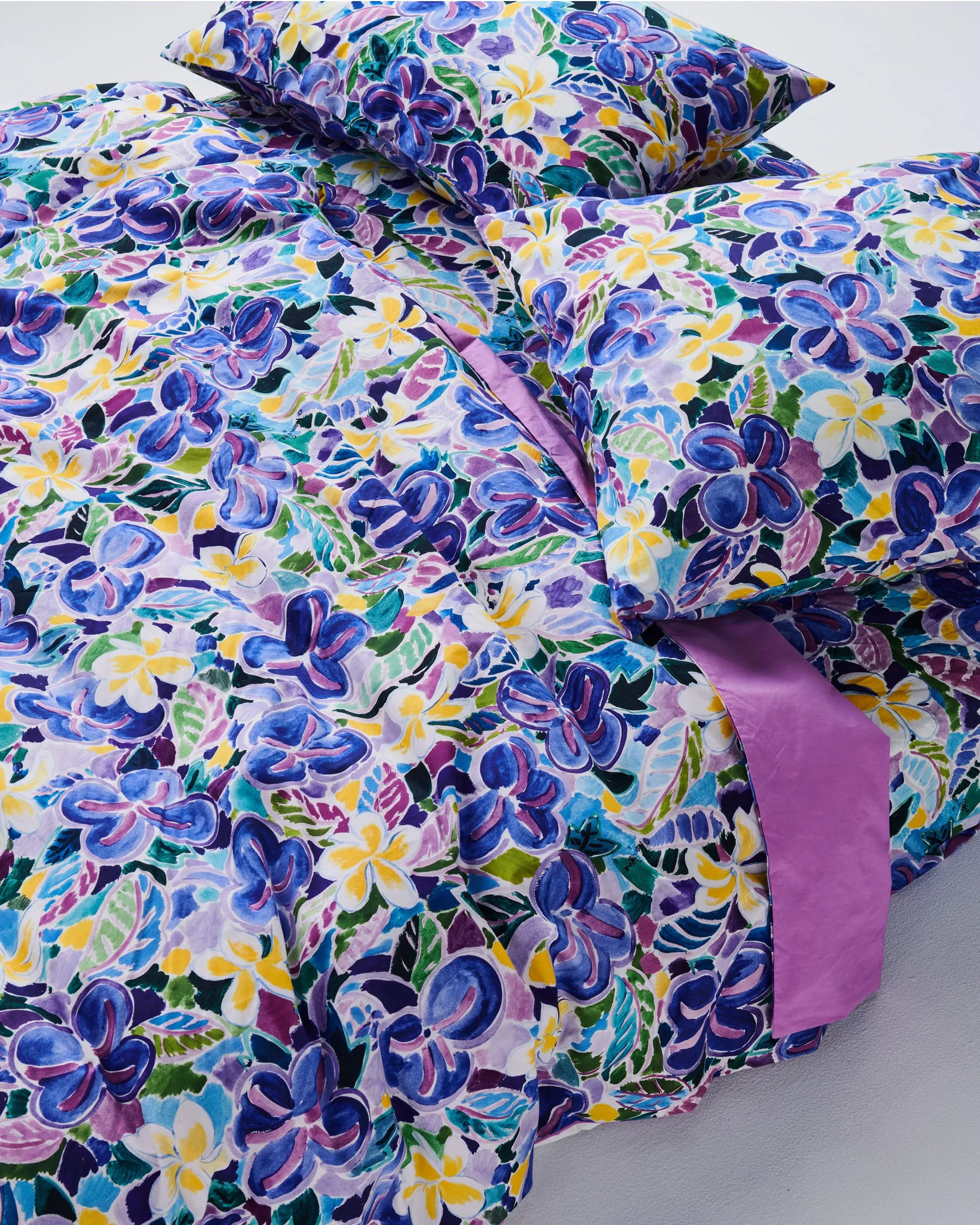 Kip&Co X Ken Done Frangipani Organic Cotton Quilt Cover