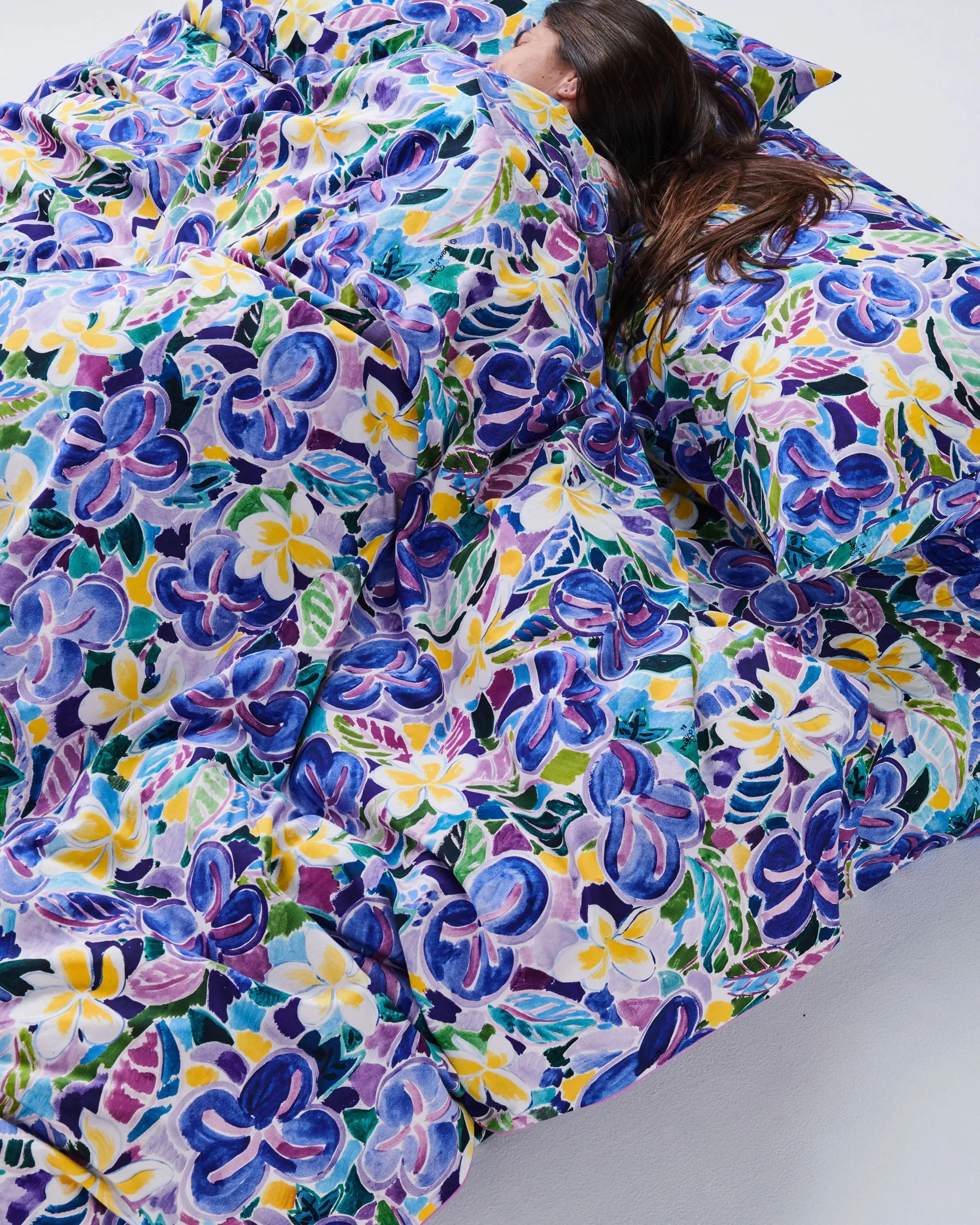 Kip&Co X Ken Done Frangipani Organic Cotton Quilt Cover