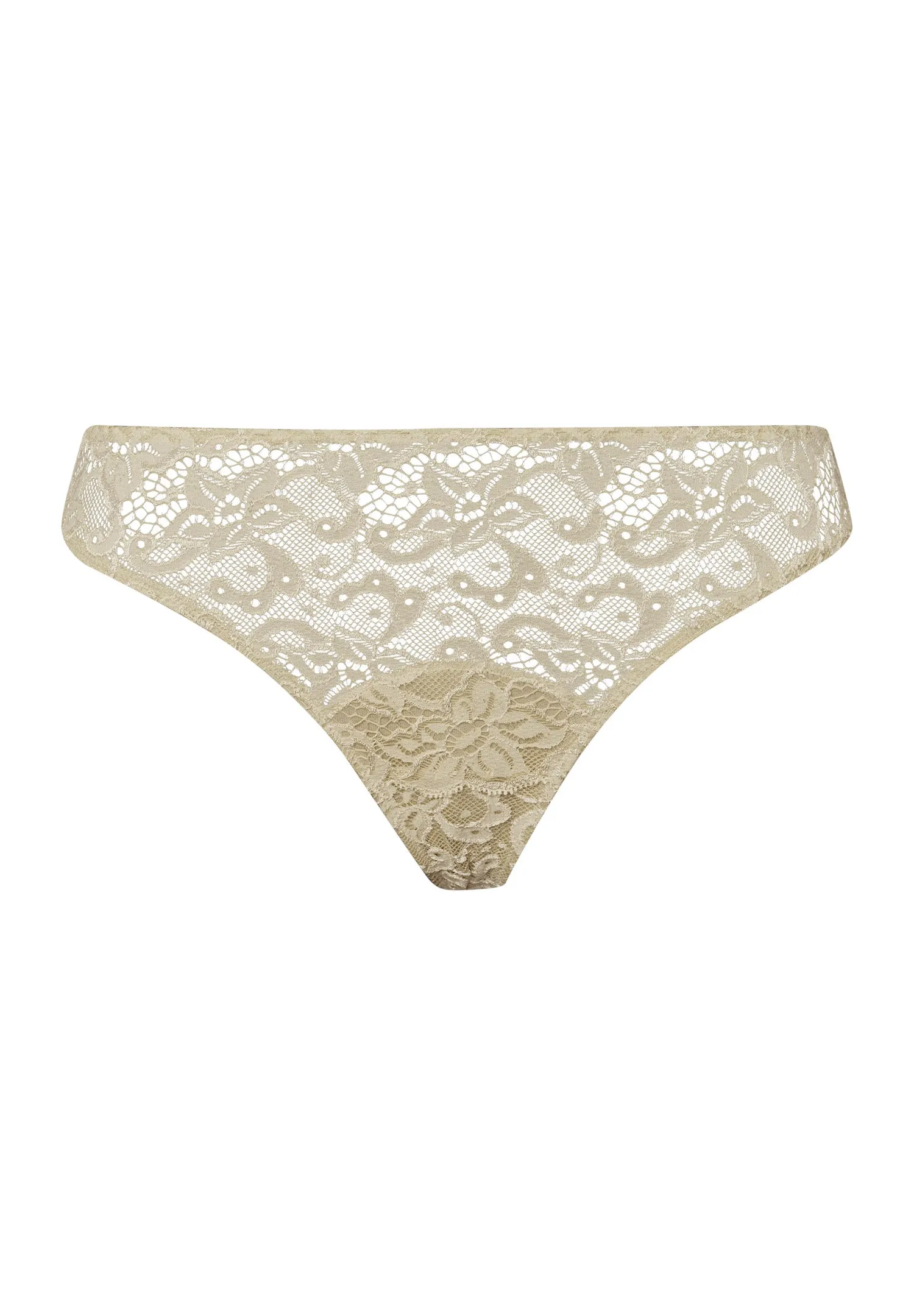 Luxury Moments Thong | Moss Green 71507-2720