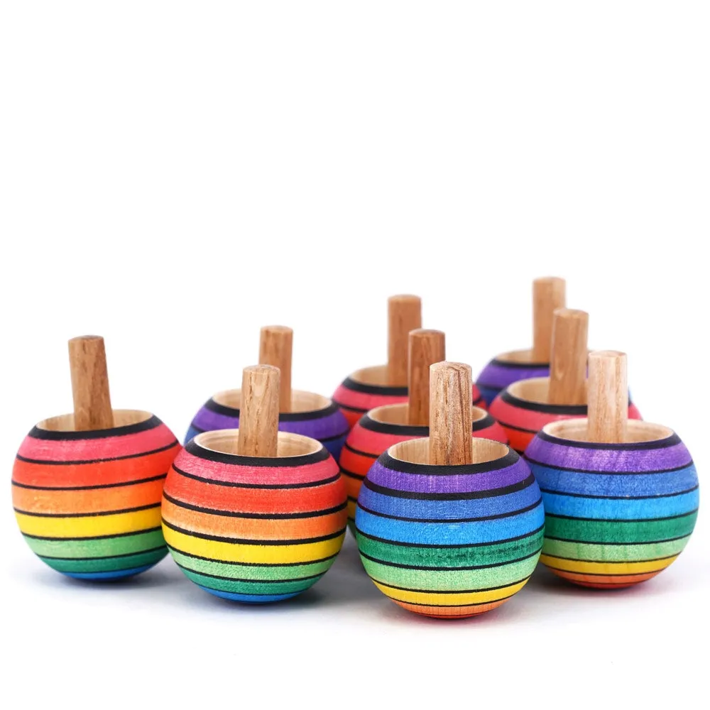 Mader Rainbow Spinning Turn-Over Top