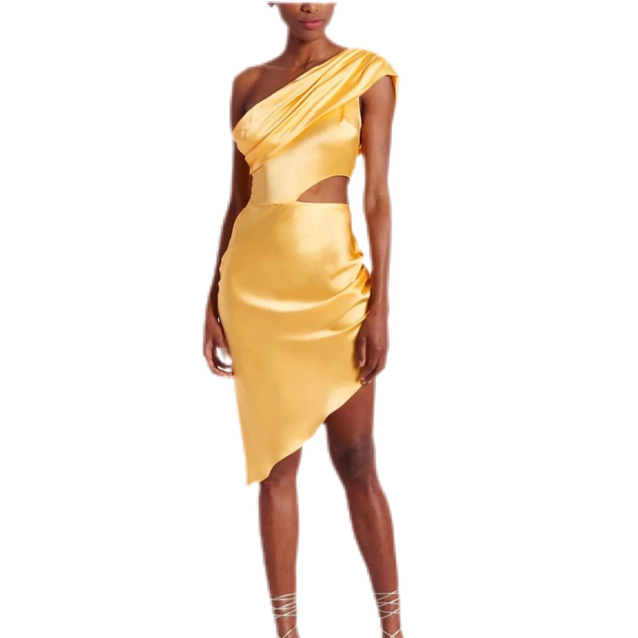 Marilyn Midi Dress - Citron.