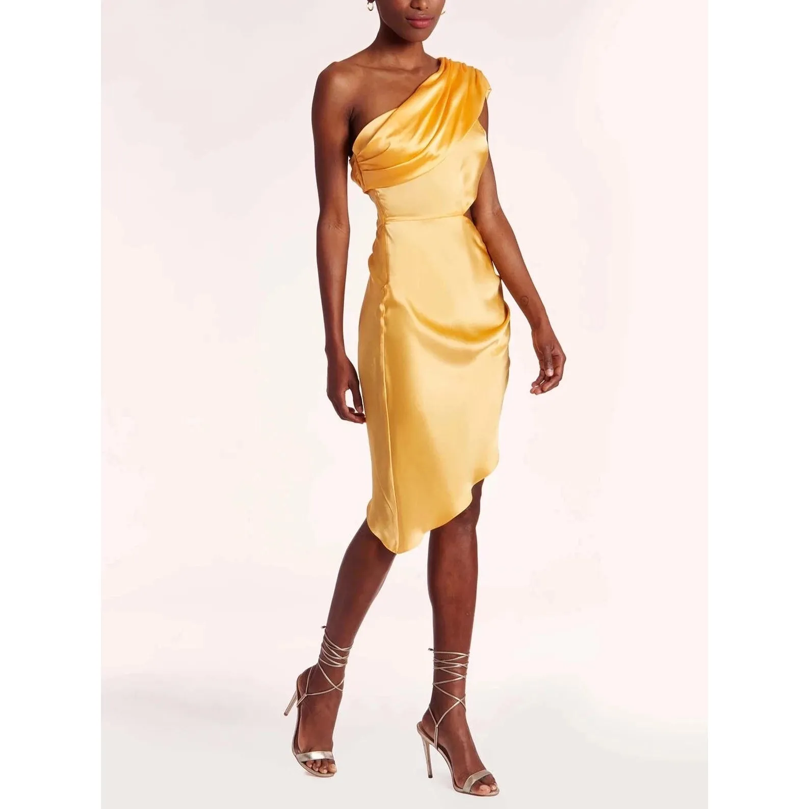 Marilyn Midi Dress - Citron.