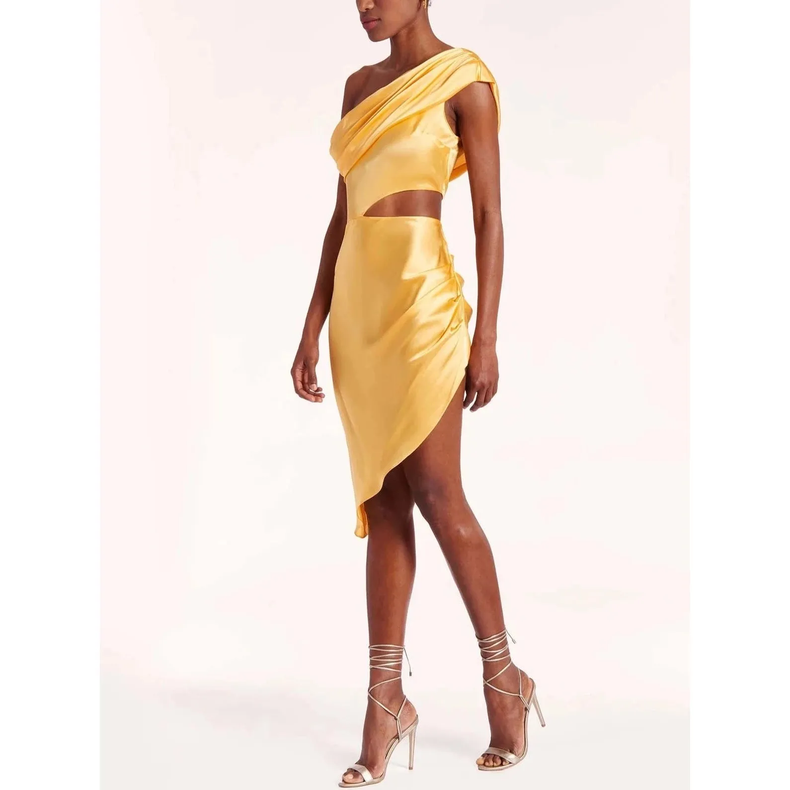 Marilyn Midi Dress - Citron.