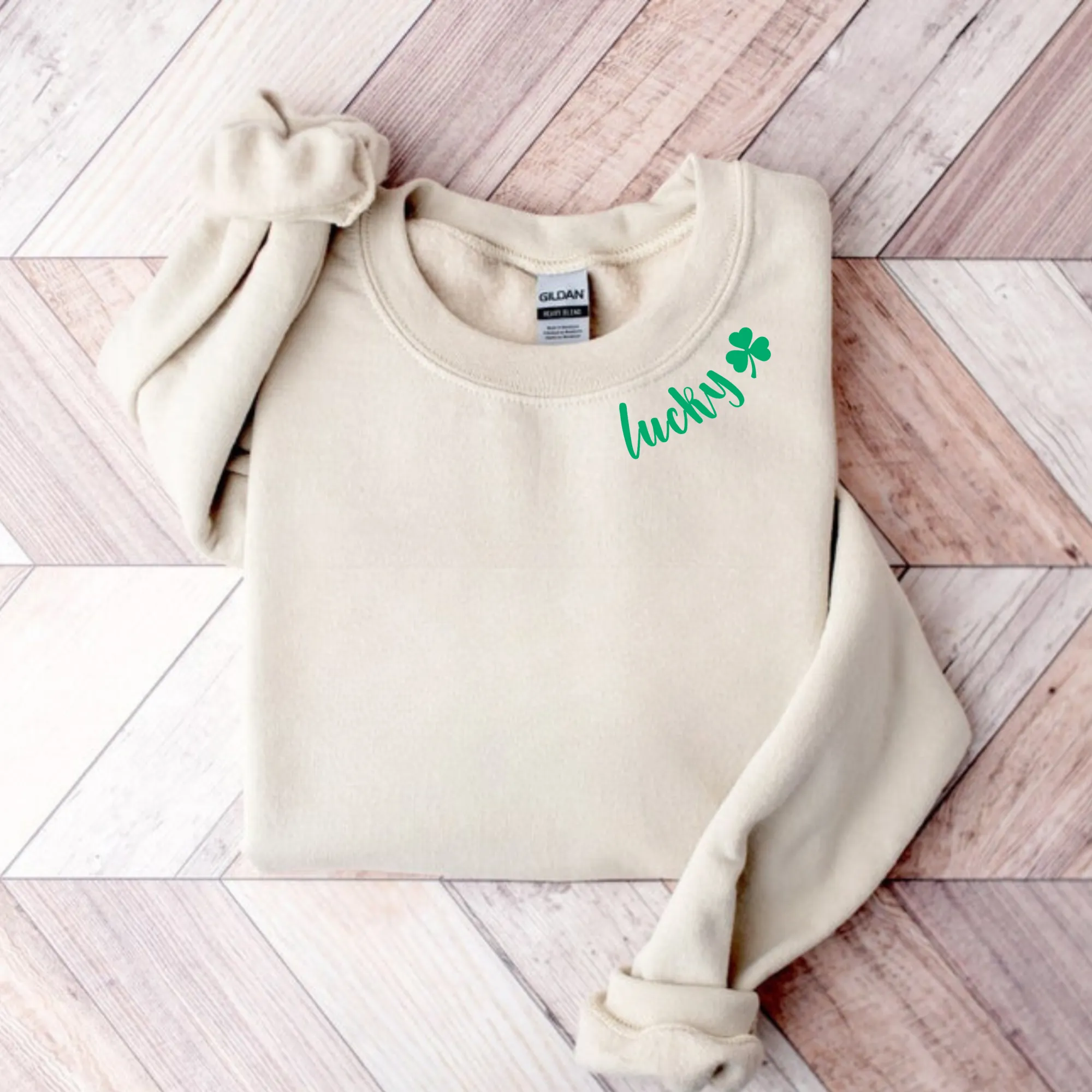 Minimalist Lucky St. Patrick's Day Sweatshirt