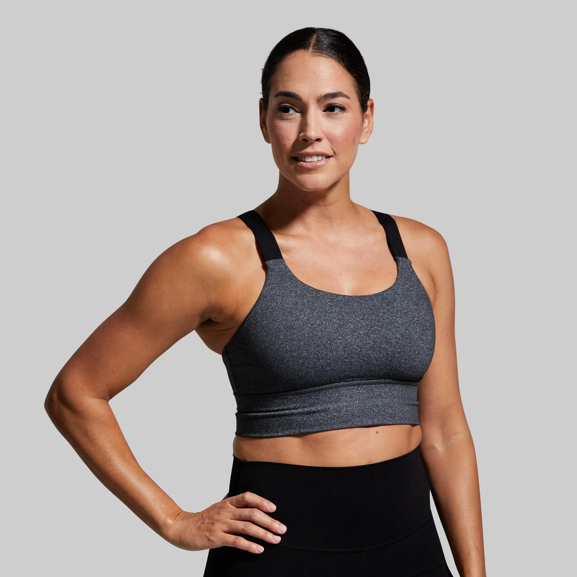 Moxie Full Throttle Sports Bra (Steel Smoke)