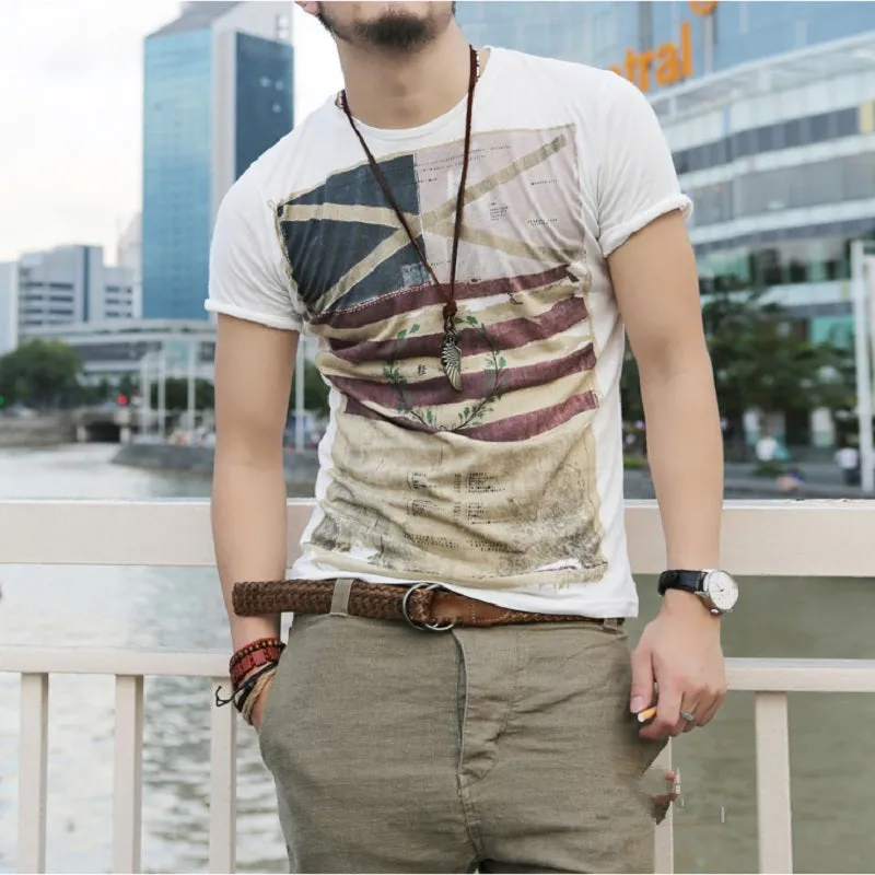 New Men's Summer Short Sleeve T-shirt