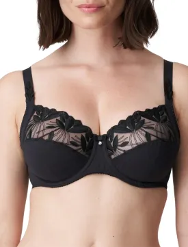 PrimaDonna Orlando Bra Large Cups Full Cup Wire Bra, Charcoal | Charcoal PrimaDonna Full Cup Bra