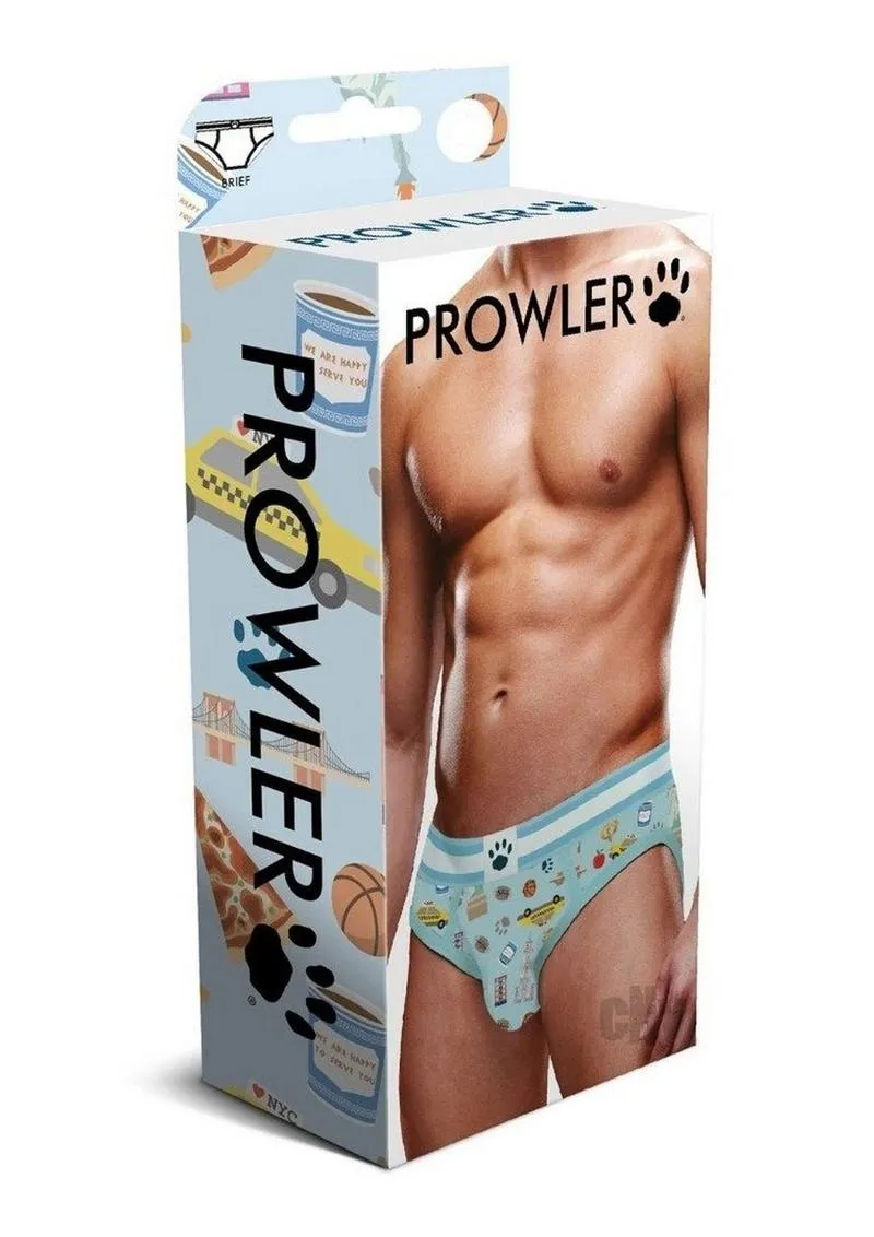 Prowler Nyc Brief Lg Blu/wht