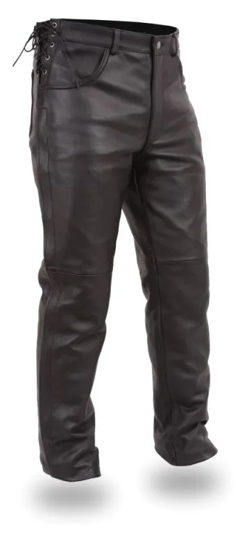 PUEBLO Leather mc over pant chap