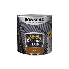 Ronseal Ultimate Protection Decking Stain - Teak 2.5L